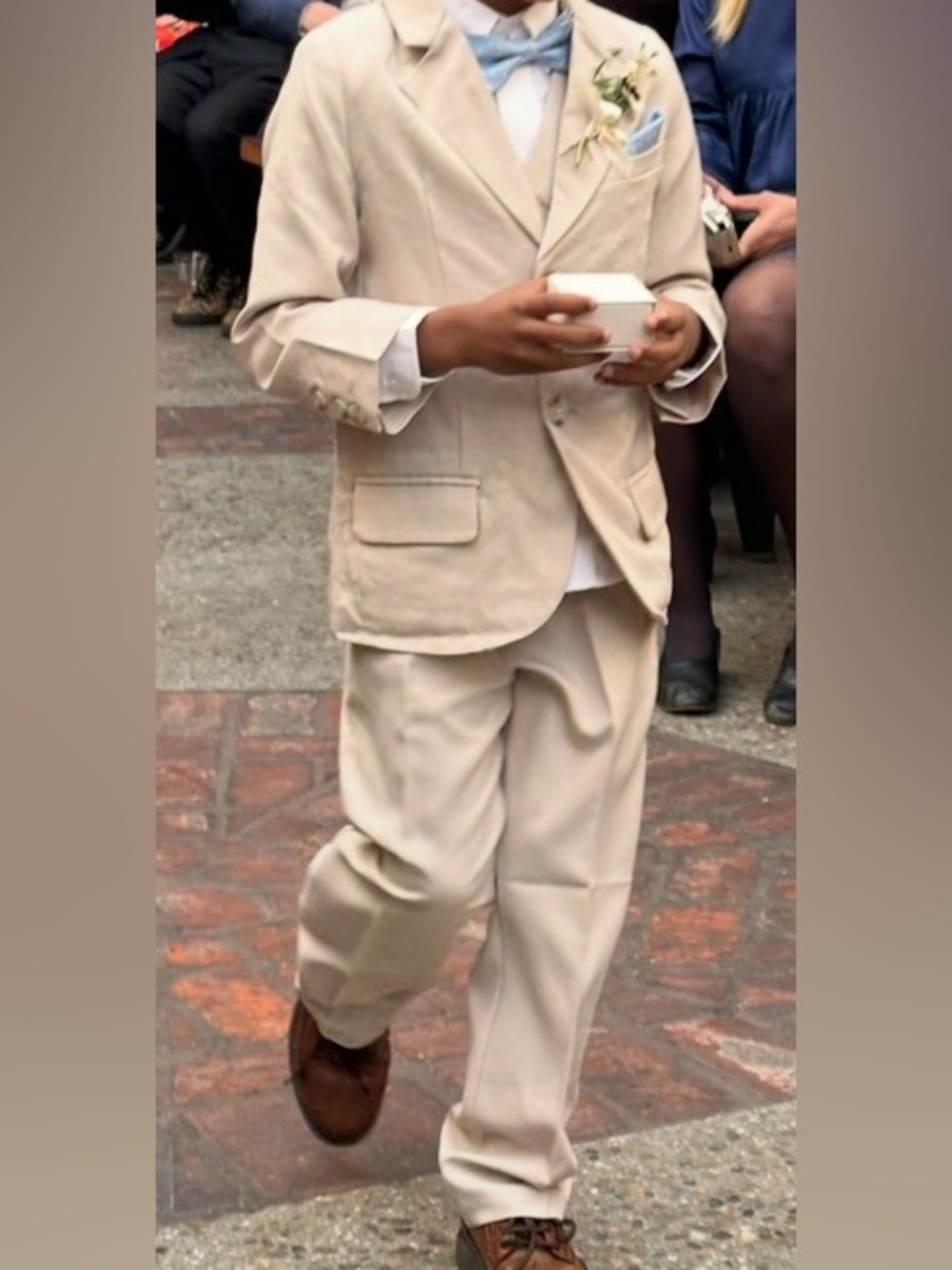 Gymboree Special Occasion Beige 3 Piece Suit